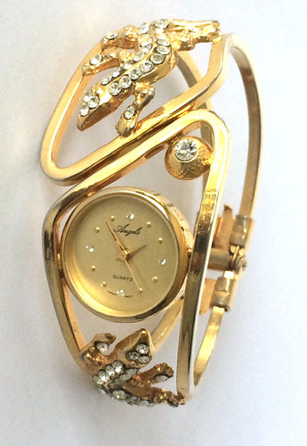 Ladies cuff bangle hinged - ladies,