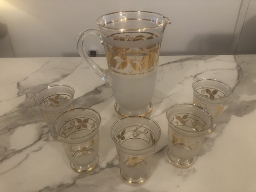 Vintage lemonade set jug - vintage, 5