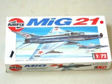 Airfix 1:72 model aircraft kit 02024: Mikoyan-Gurevitch MiG 21F-13 Fishbed C