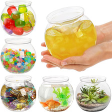6 Pack Plastic Fish Bowl, 26