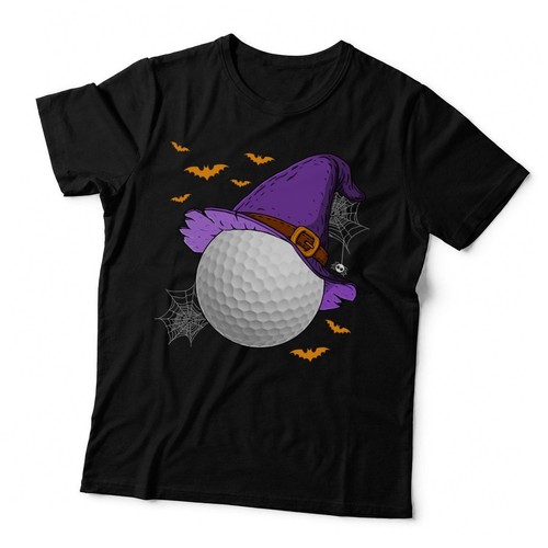 Golf ball witch hat - witch, pumpkin