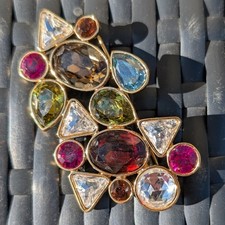 Swarovski Umbrella Brooch