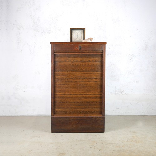 Vintage filing cabinet oak - vintage,