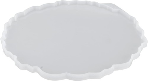 Large round resin tray - round,