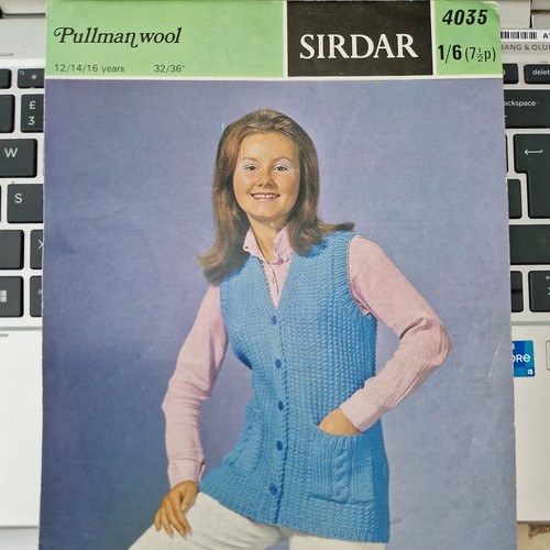 Sirdar 4035 ladies waistcoat - sirdar,