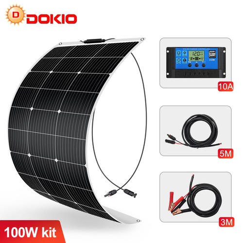 Dokio 100w 12v flexible - 100w, solar