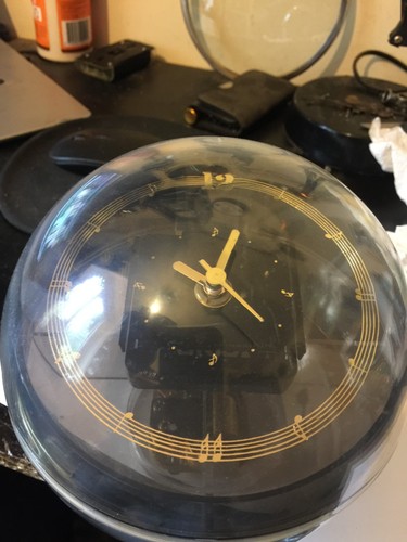 Unusual vintage desk - desk, clock