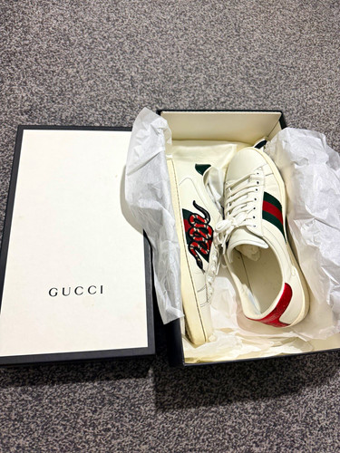 Authentic gucci ace - authentic, white