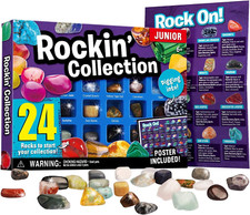 Dr. Daz New Gemstone Collection Rock Mineral Gem Kit for Kids Education Gift For
