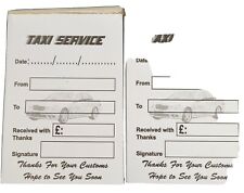  Taxi recipt  books 2X100 pages 