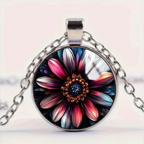 Flowing flower art - flower, glass