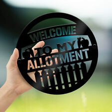 Allotment Welcome Sign