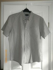 BNWOT 1 X GREY LINCOLN SS SHIRT SZ LARGE PLUS M&S SS BLUE/YELLOW CHECK SZ L 48