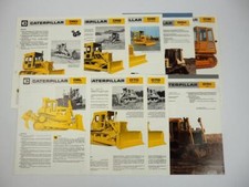 9 Brochures Caterpillar D3B to