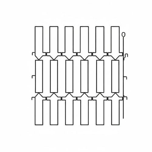 Metal retractable pet - metal, gate