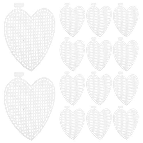 20pcs heart plastic canvas - 20pcs,