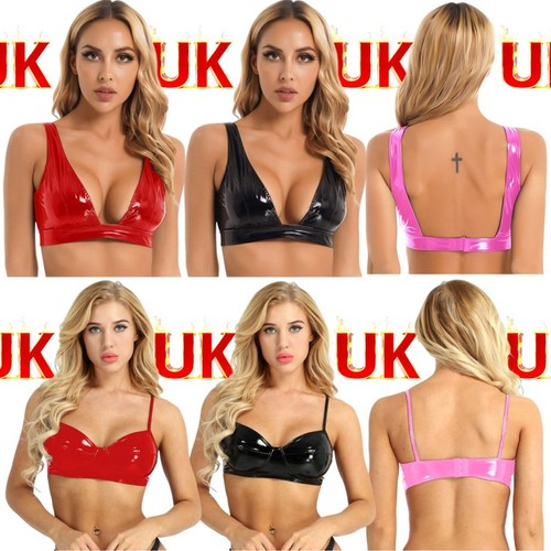 Women leather bra - leather,