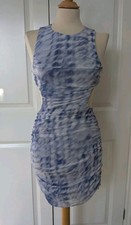 ZARA LILAC BLUE MESH TIE DYE