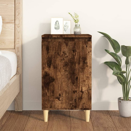 Bedside cabinet smoked - cabinet, oak