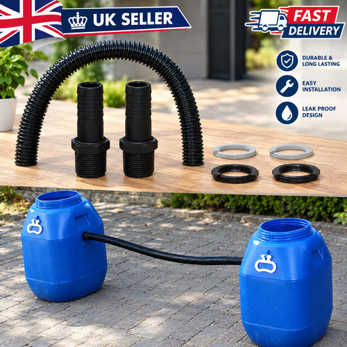 Water butt connector pipe link - water,