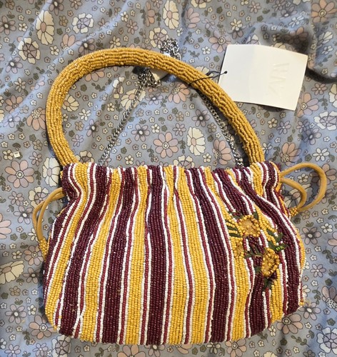 Zara mini burgundy yellow - mini,