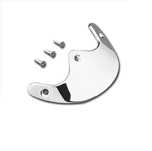 Chrome front fender - front, tip