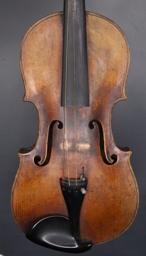 Old german violin - old,