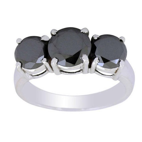 Three stone cut ring - cut,