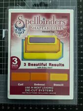 Spellbinders Shapeabilities Standard Tag Die Cutter Set