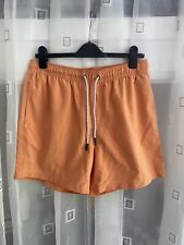 mens bathers swim trunks shorts john lewis peach orange Excellent Condition
