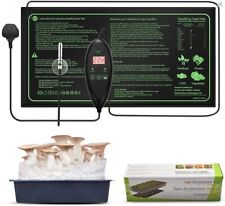 WATERPROOF MUSHROOM HEAT MAT with digital thermostat.