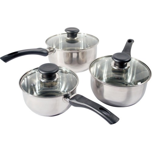 Pan set stainless steel - set,