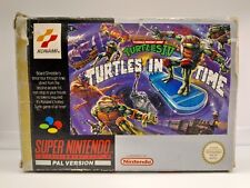 Teenage Mutant Ninja Hero Turtles IV in Time Super Nintendo SNES Box Only (Poor)