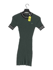 Jack Wills Bodycon Midi Dress UK10 in Green