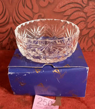 New Tutbury Cut Glass Lead Crystal Sugar Bowl vintage but in original box