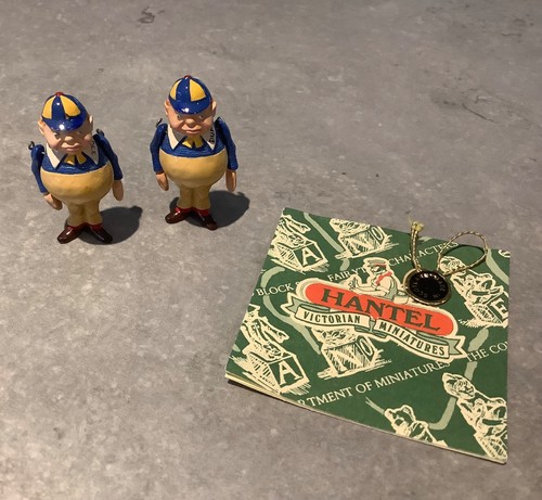 Hantel pewter miniature - hantel,