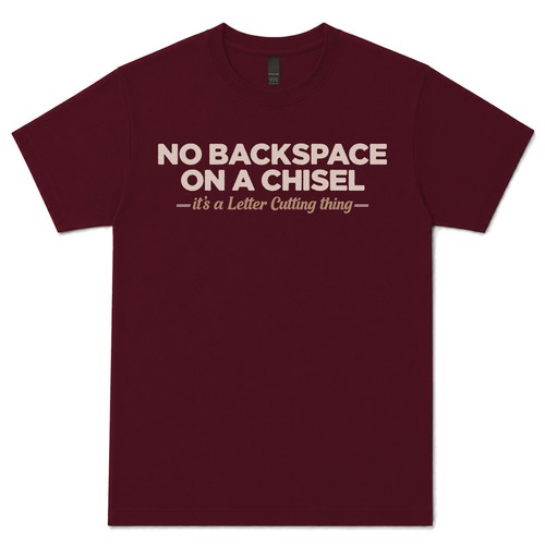 Backspace a chisel - backspace, on
