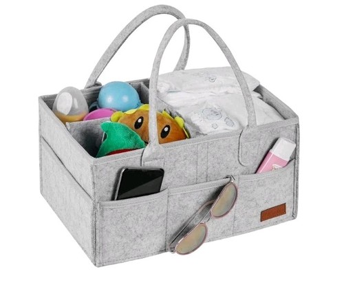Grey nappy storage - nappy, baby