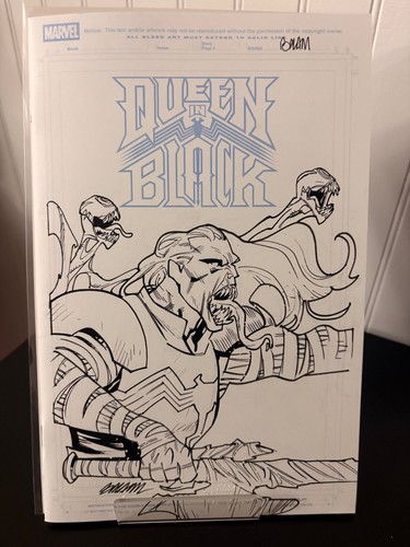 Ultra rare queen in black - 1/1,