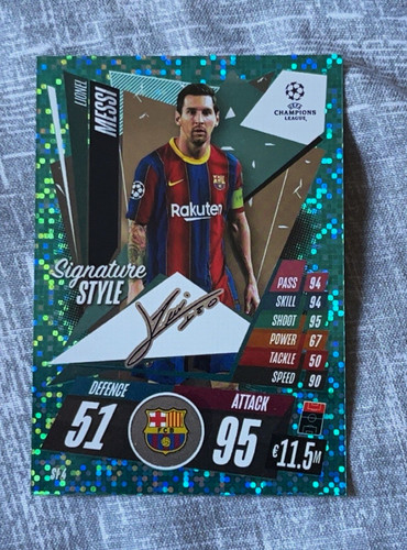 Topps match attax - match, lionel