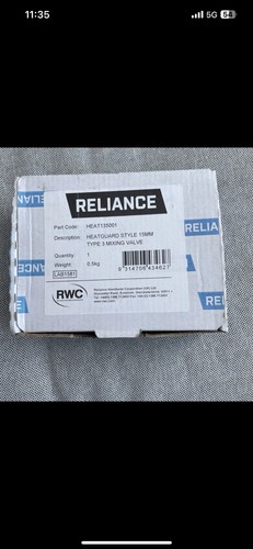 Reliance 15mm 4in1 heatguard - reliance,