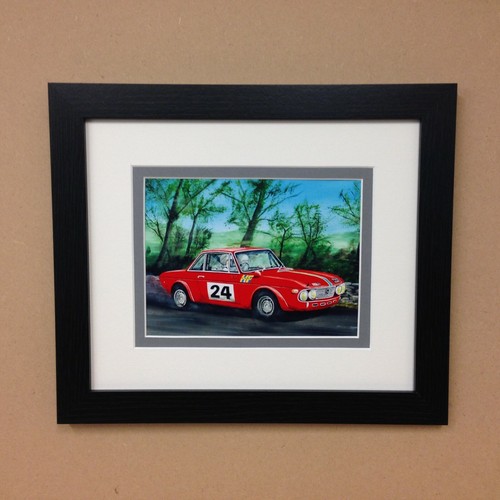 Lancia fulvia framed - fulvia,