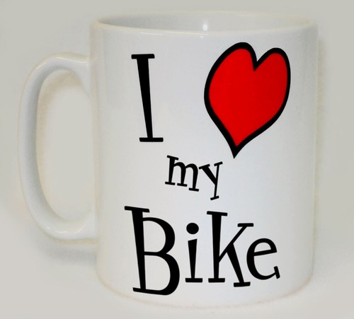 Heart bike mug - heart,