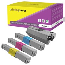 4 x Toner Cartridge for OKI