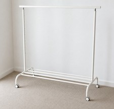 Metal clothes rail wheels - metal,