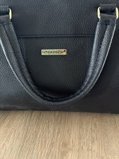 Nathalie Andersen Black Bowling Bag With Shoulder Strap - Brand New