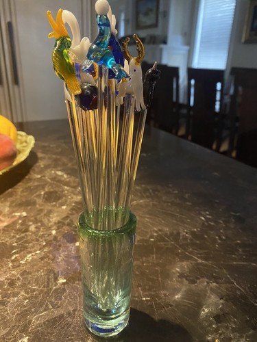 Assorted murano glass - 12,