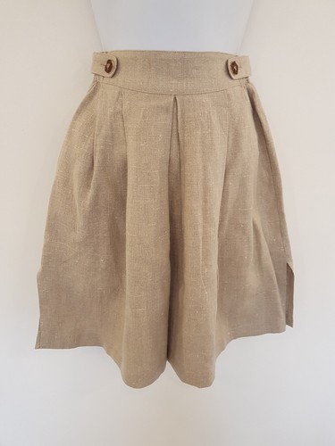 Vintage skirt short - vintage, linen