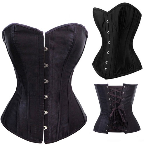 Women black overbust boned - women,