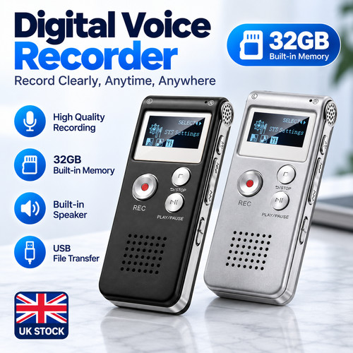 Voice recorder 32gb - voice, digital